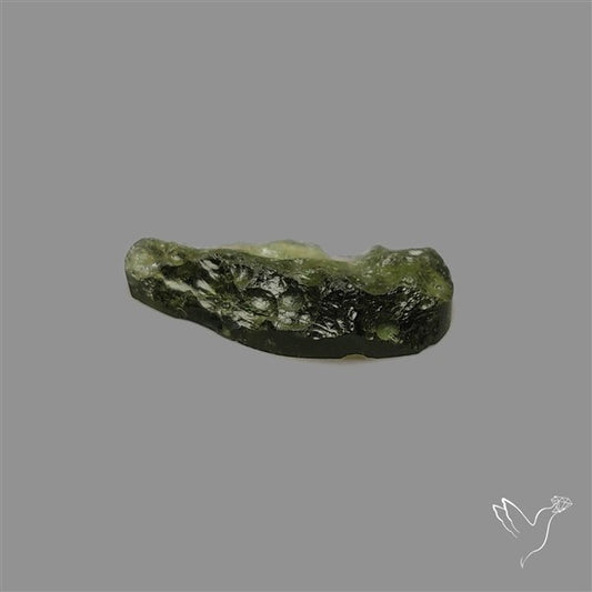 Raw Face Moldavite (Polished Flat Backed)