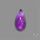 Large Amethyst Cabochon High Domed Deep Violet
