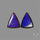 Ammolite Pair Rare Purple