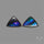 Ammolite Pair Rare Purple
