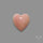 Pink Conch Shell Heart Cabochon