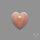 Pink Conch Shell Heart Cabochon