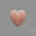Pink Conch Shell Heart Cabochon