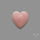 Pink Conch Shell Heart Cabochon