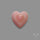 Pink Conch Shell Heart Cabochon
