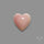 Pink Conch Shell Heart Cabochon