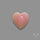 Pink Conch Shell Heart Cabochon