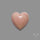 Pink Conch Shell Heart Cabochon