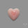 Pink Conch Shell Heart Cabochon