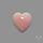Pink Conch Shell Heart Cabochon