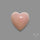 Pink Conch Shell Heart Cabochon