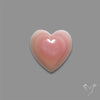 Pink Conch Shell Heart Cabochon