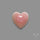 Pink Conch Shell Heart Cabochon