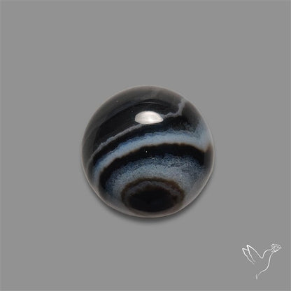 Tuxedo Agate Banded Agate Cabochon