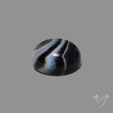Tuxedo Agate Banded Agate Cabochon