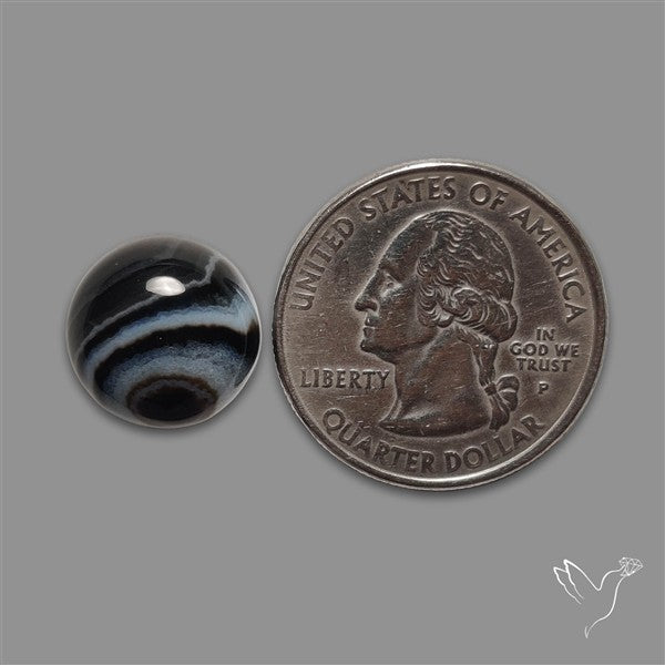 Tuxedo Agate Banded Agate Cabochon