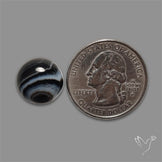 Tuxedo Agate Banded Agate Cabochon