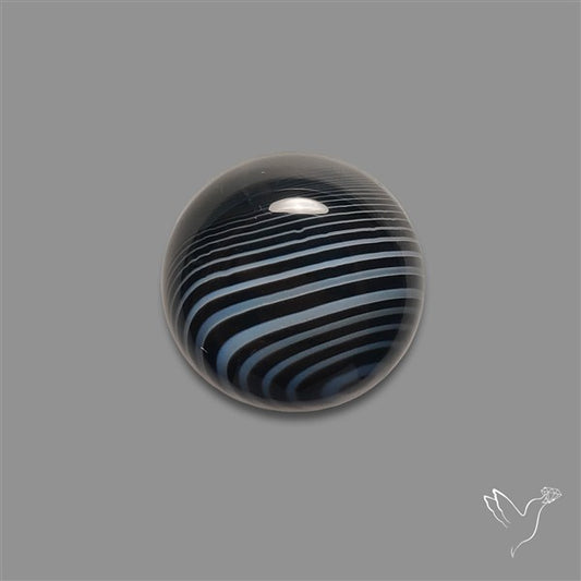 Tuxedo Agate Banded Agate Cabochon