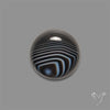 Tuxedo Agate Banded Agate Cabochon