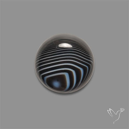 Tuxedo Agate Banded Agate Cabochon