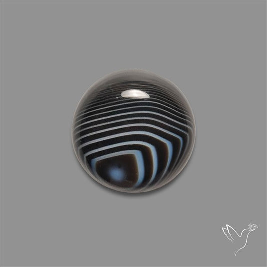 Tuxedo Agate Banded Agate Cabochon
