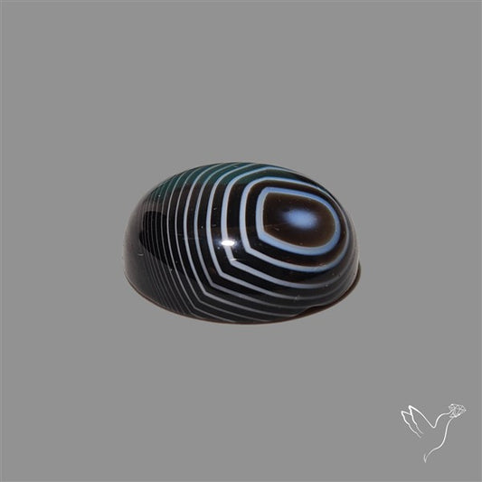 Tuxedo Agate Banded Agate Cabochon