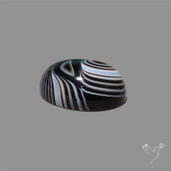 Tuxedo Agate Banded Agate Cabochon
