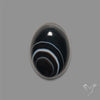 Tuxedo Agate Banded Agate Cabochon