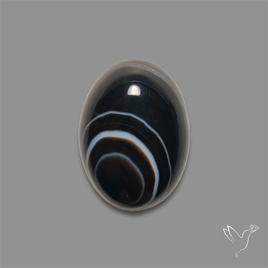 Tuxedo Agate Banded Agate Cabochon