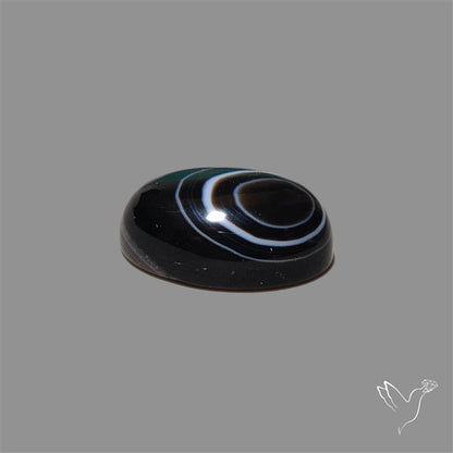 Tuxedo Agate Banded Agate Cabochon
