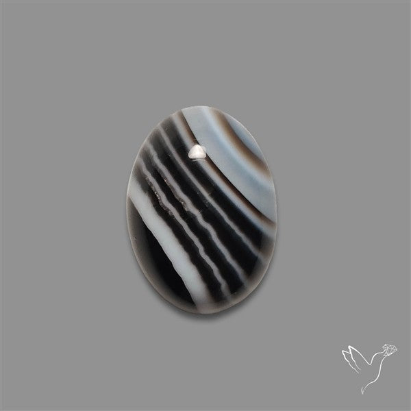 Tuxedo Agate Banded Agate Cabochon
