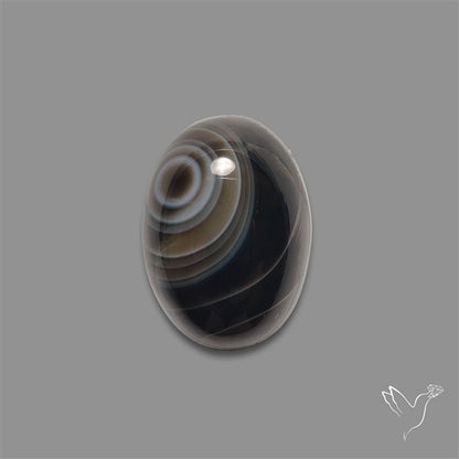 Tuxedo Agate Banded Agate Cabochon