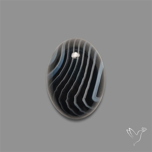 Tuxedo Agate Banded Agate Cabochon