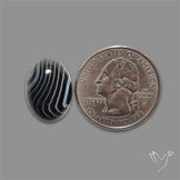Tuxedo Agate Banded Agate Cabochon