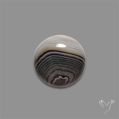 Tuxedo Agate Banded Agate Cabochon