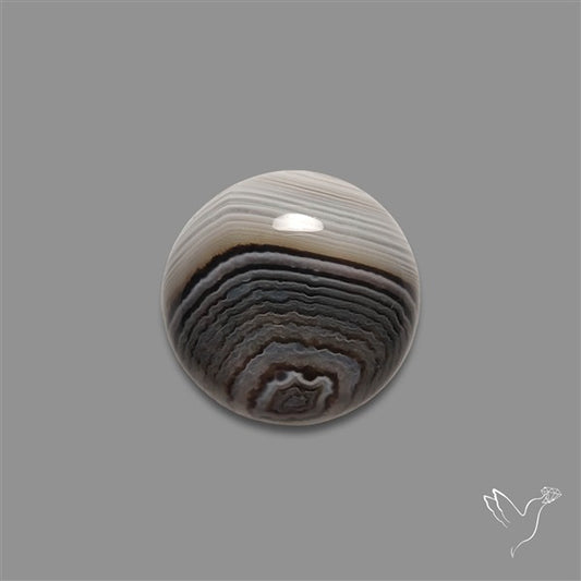 Tuxedo Agate Banded Agate Cabochon