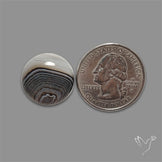 Tuxedo Agate Banded Agate Cabochon