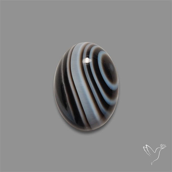 Tuxedo Agate Banded Agate Cabochon
