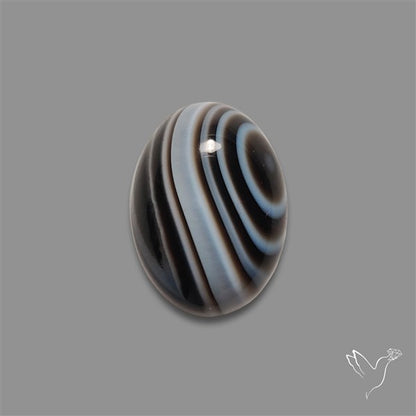 Tuxedo Agate Banded Agate Cabochon