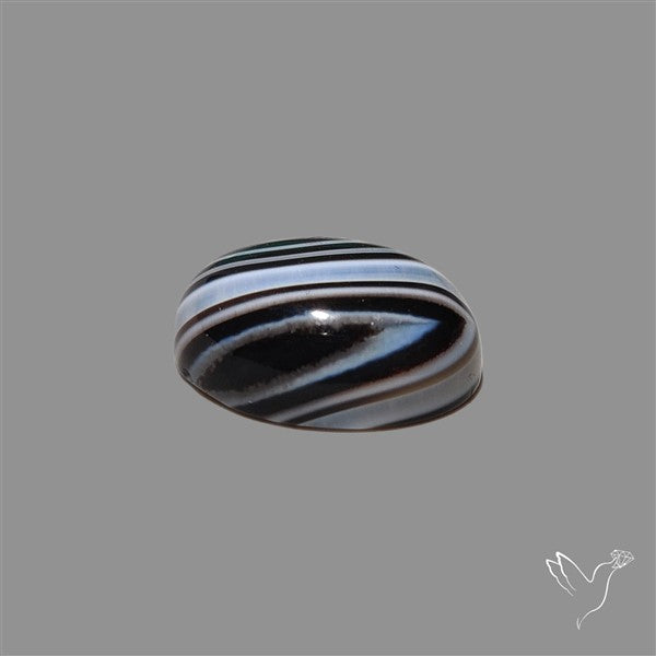 Tuxedo Agate Banded Agate Cabochon