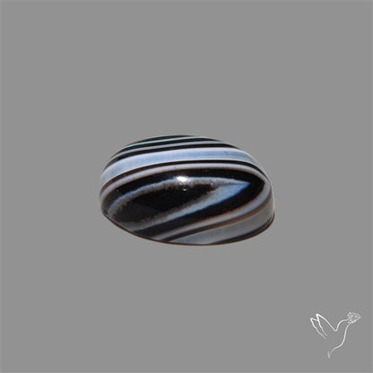 Tuxedo Agate Banded Agate Cabochon
