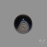 Tuxedo Agate Banded Agate Cabochon