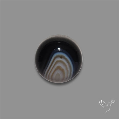 Tuxedo Agate Banded Agate Cabochon