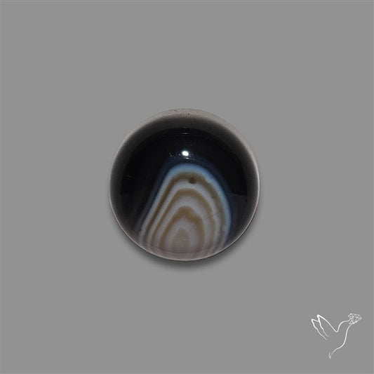 Tuxedo Agate Banded Agate Cabochon