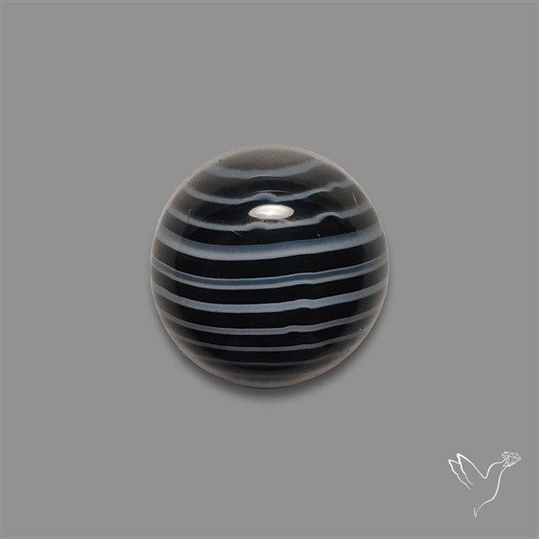 Tuxedo Agate Banded Agate Cabochon