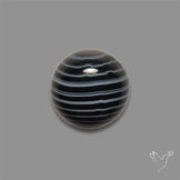 Tuxedo Agate Banded Agate Cabochon