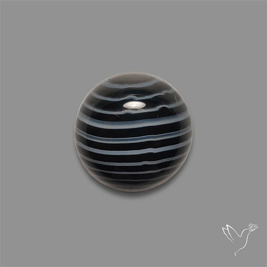 Tuxedo Agate Banded Agate Cabochon