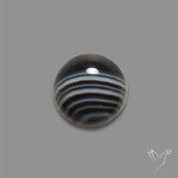 Tuxedo Agate Banded Agate Cabochon