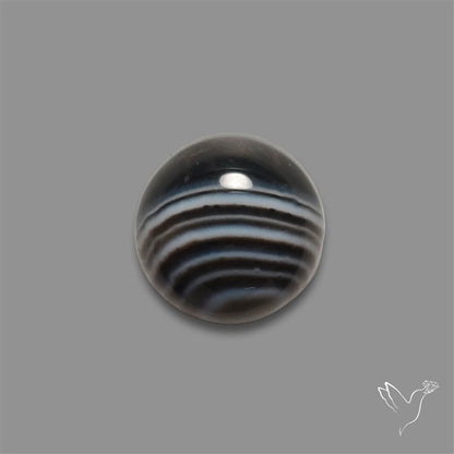 Tuxedo Agate Banded Agate Cabochon