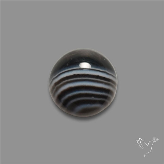 Tuxedo Agate Banded Agate Cabochon